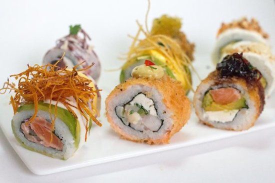 Sushi and Flowers